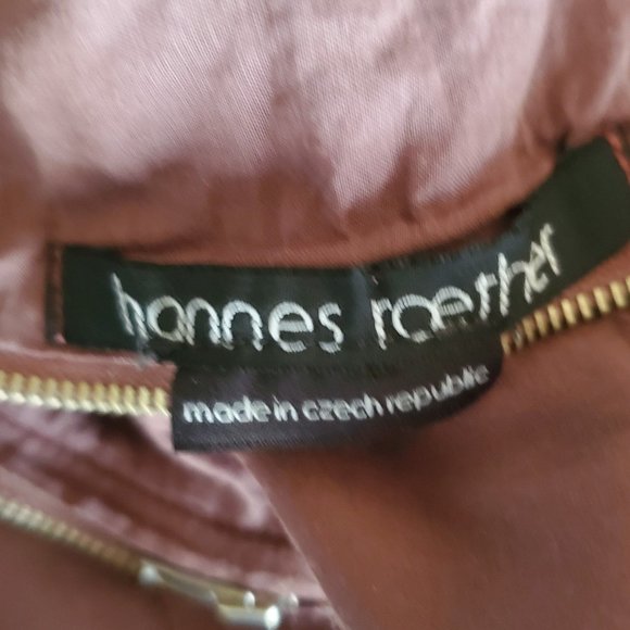 Hannes Roether Plum Cotton/Silk Boho ruffle cap sleeve Top S - Picture 4 of 5